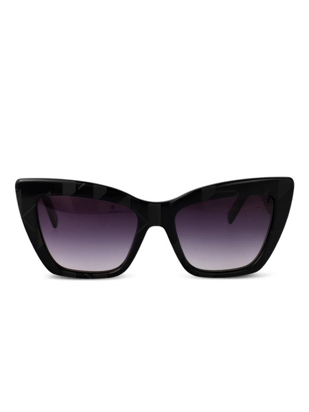  Karl Lagerfeld Cat-eye Frame Sunglasses - Black 