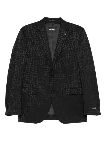  Karl Lagerfeld Clever Patterned Blazer - Black 