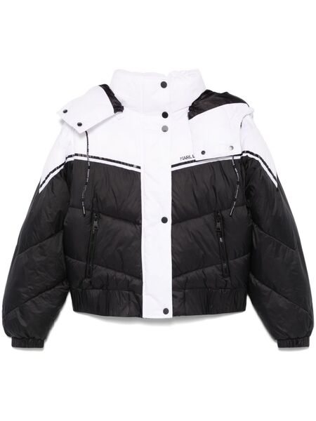  Karl Lagerfeld Colorblock Padded Jacket - White 