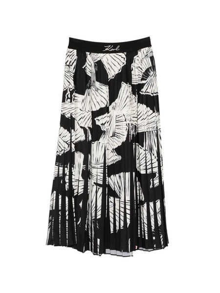  Karl Lagerfeld Commercial Midi Skirt - Black 