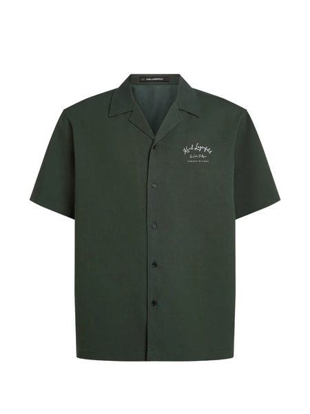  Karl Lagerfeld Côte D`azur Short-sleeve Shirt - Green 