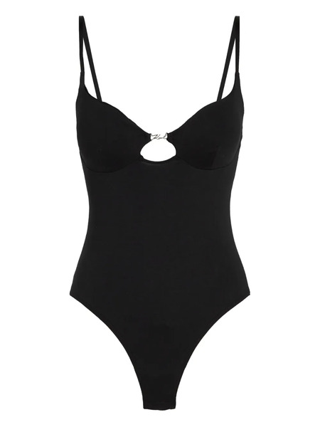  Karl Lagerfeld Cut-out Bodysuit - Black 