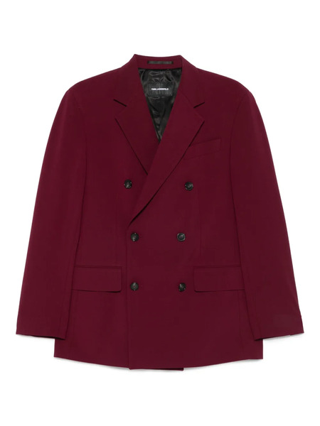  Karl Lagerfeld Double-breasted Buttoned Jacket - Red 