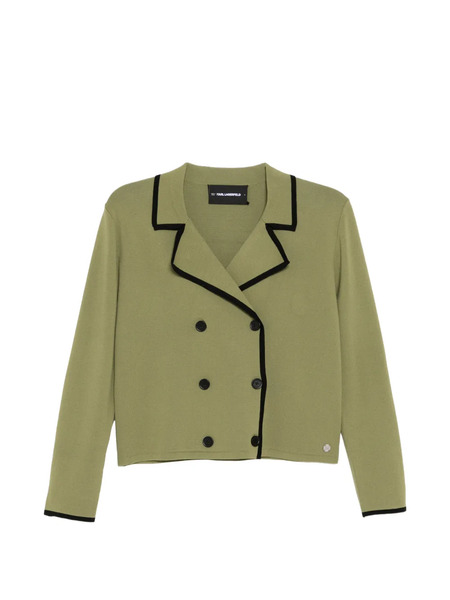  Karl Lagerfeld Double-breasted Jacket - Green 