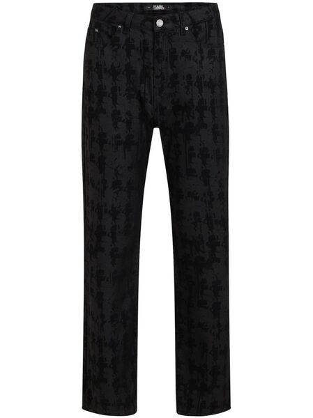  Karl Lagerfeld Essential Kameo Girlfriend Jeans - Black 