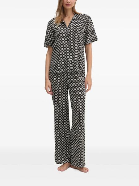  Karl Lagerfeld Geometric-print Shirt - Black 