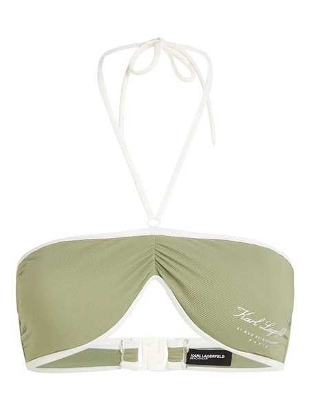  Karl Lagerfeld Hotel Karl Bikini Top - Green 