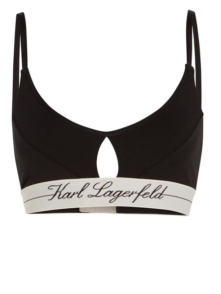  Karl Lagerfeld Hotel Karl Bra - Black 