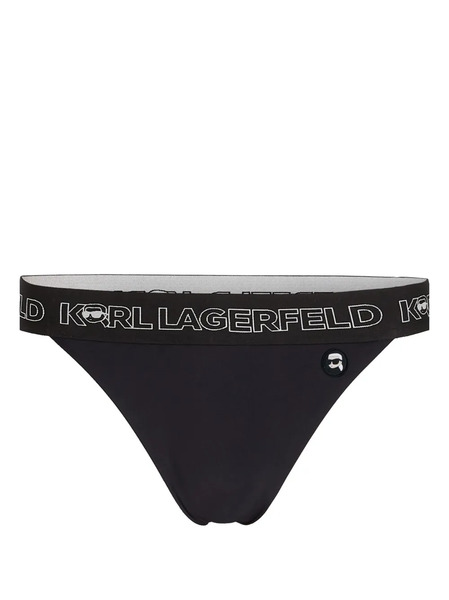  Karl Lagerfeld Ikon Bikini Bottoms - Black 