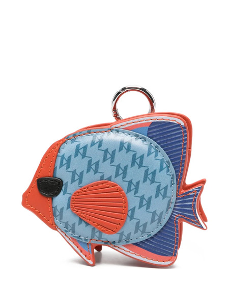  Karl Lagerfeld Ikon Fish Coin Purse - Blue 