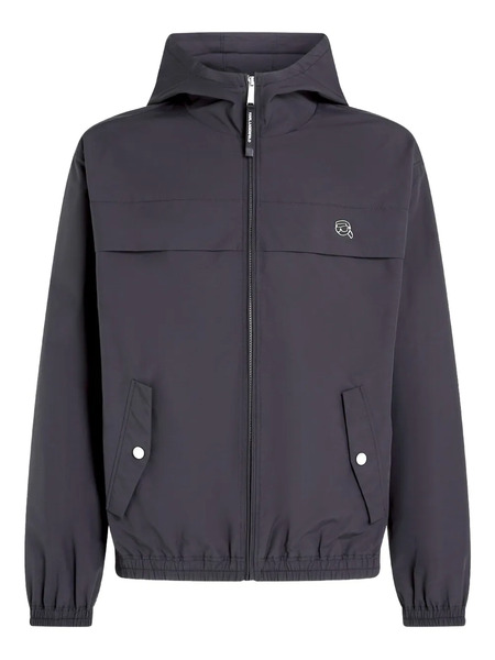  Karl Lagerfeld Ikon Hooded Jacket - Black 