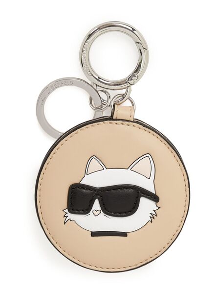  Karl Lagerfeld Ikon Mirror Keychain - Neutrals 