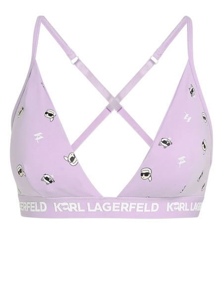  Karl Lagerfeld Ikon 2.0 Padded Bralette - Pink 