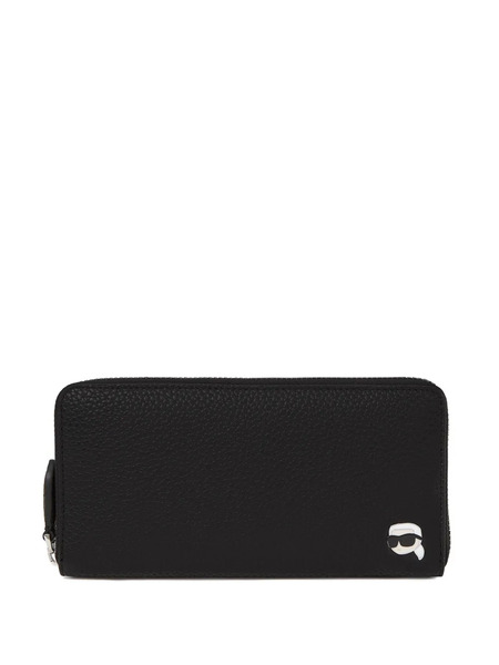 Karl Lagerfeld Ikon Pebble Wallet - Black 