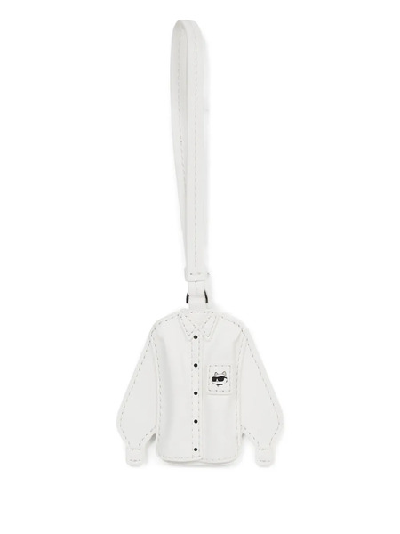  Karl Lagerfeld Ikon Shirt Charm - White 