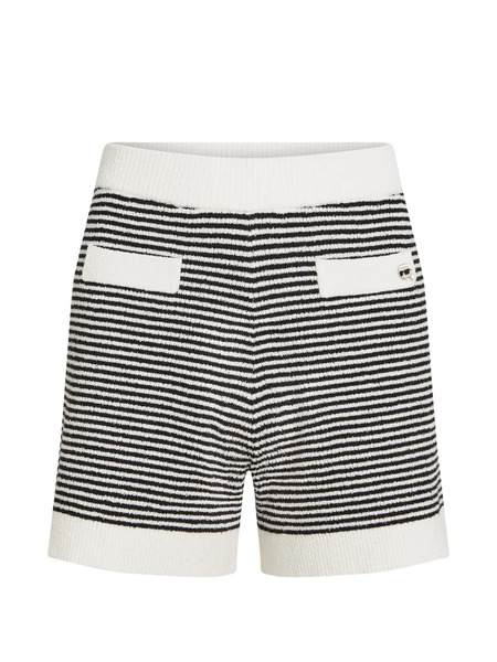  Karl Lagerfeld Ikon Striped Shorts - White 