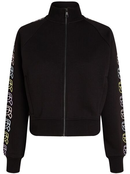  Karl Lagerfeld Ikon 2.0 Zip-up Sweatshirt - Black 