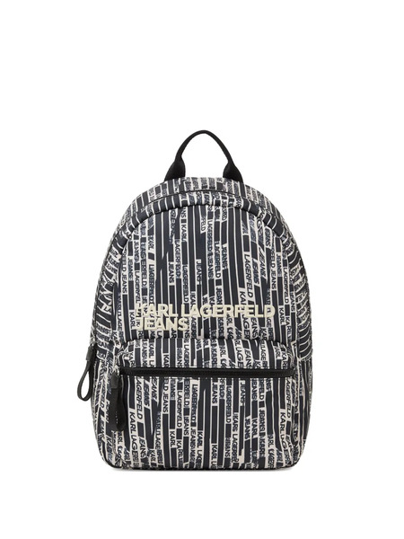  Karl Lagerfeld Jeans All-over Print Backpack - Black 
