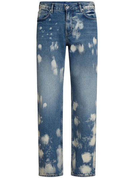  Karl Lagerfeld Jeans Bleached Traight-leg Jeans - Blue 