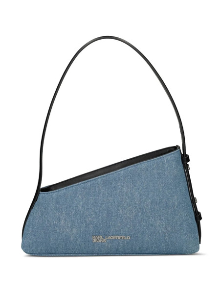  Karl Lagerfeld Jeans Denim Logo-plaque Shoulder Bag - Blue 