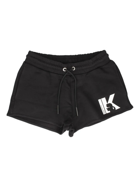  Karl Lagerfeld Jeans Drawstring-waist Shorts - Black 