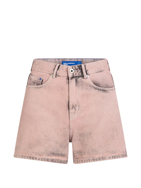  Karl Lagerfeld Jeans Five-pocket Denim Shorts - Pink 