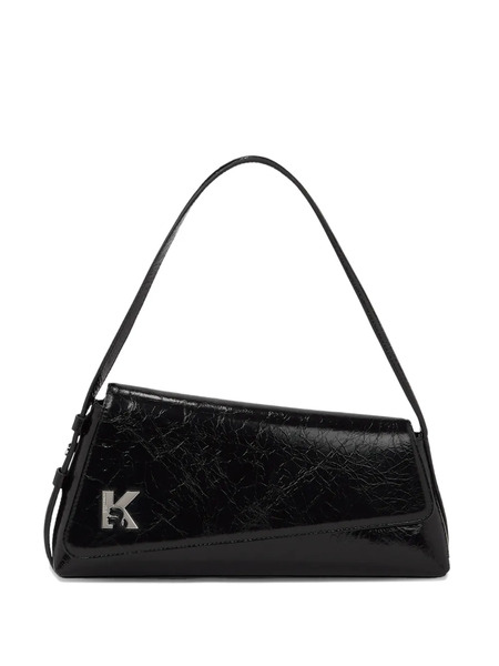  Karl Lagerfeld Jeans Geo Leather Shoulder Bag - Black 