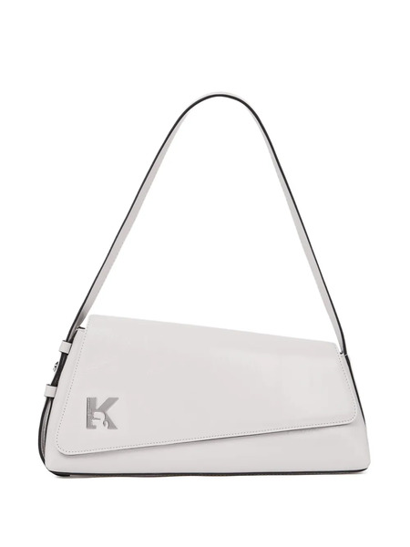  Karl Lagerfeld Jeans Geo Leather Shoulder Bag - White 