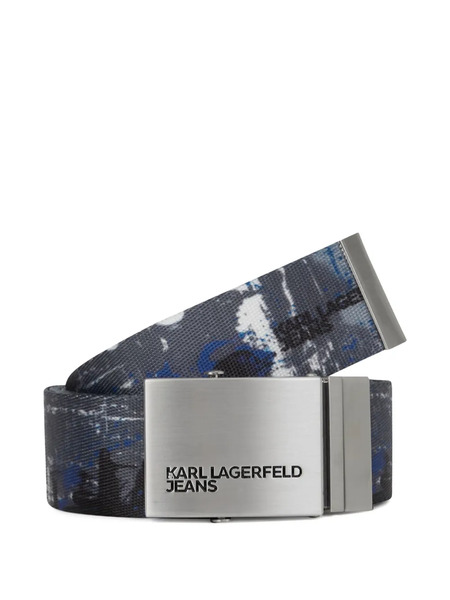  Karl Lagerfeld Jeans Graffiti-print Belt - Grey 