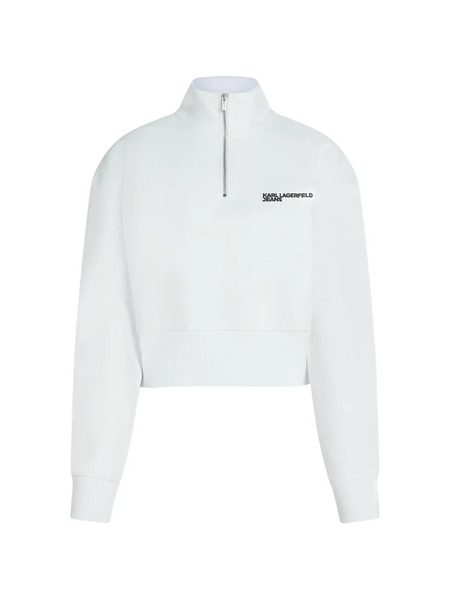  Karl Lagerfeld Jeans Half-zip Sweatshirt - White 