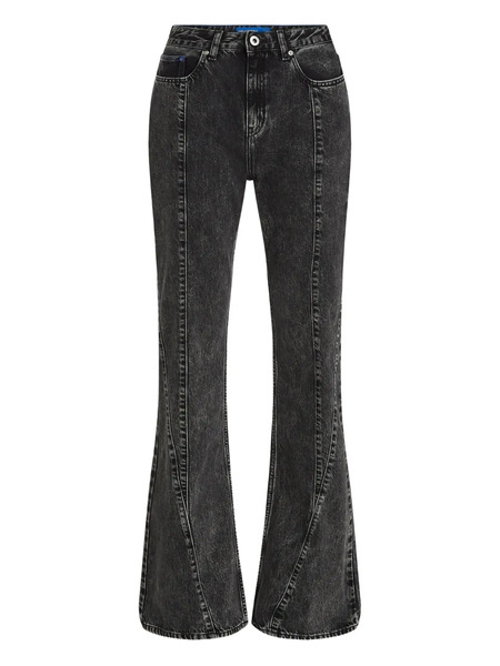  Karl Lagerfeld Jeans High-rise Flared Jeans - Grey 