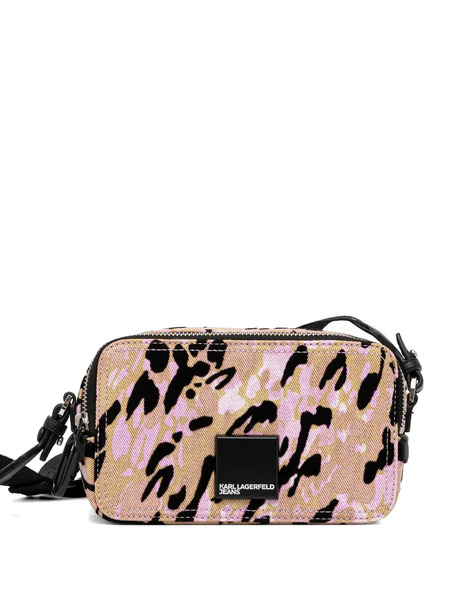 Karl Lagerfeld Jeans Leopard-print Cross Body Bag - Neutrals 
