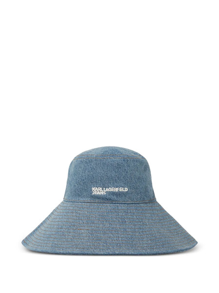  Karl Lagerfeld Jeans Logo Bucket Hat - Blue 