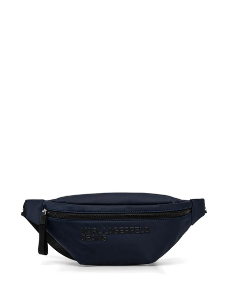  Karl Lagerfeld Jeans Logo-embossed Belt Bag - Blue 