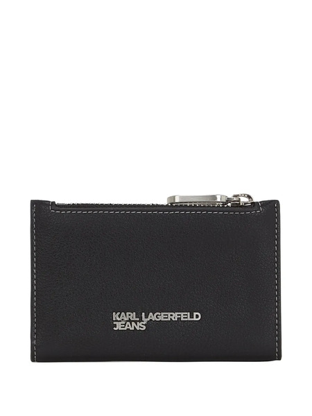  Karl Lagerfeld Jeans Logo-lettering Wallet - Black 