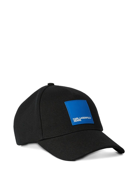  Karl Lagerfeld Jeans Logo-patch Baseball Cap - Black 