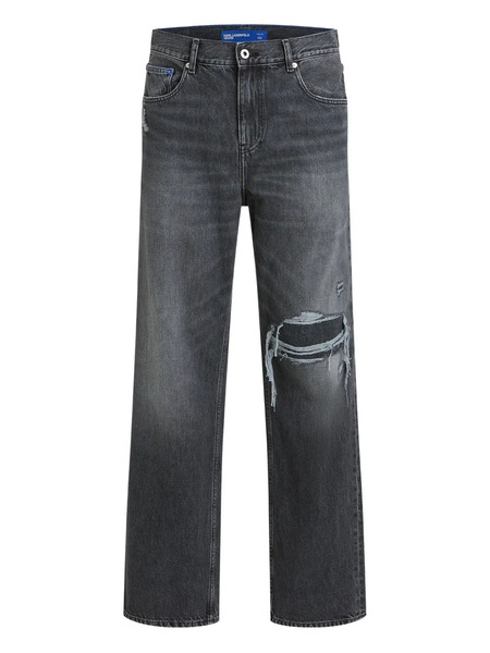  Karl Lagerfeld Jeans Logo-patch Jeans - Grey 