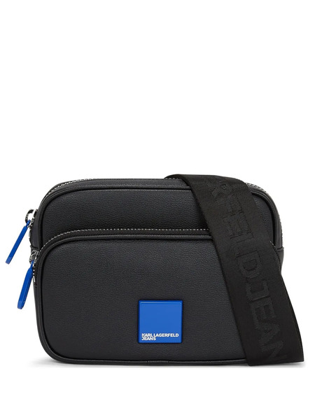  Karl Lagerfeld Jeans Logo-patch Messenger Bag - Black 