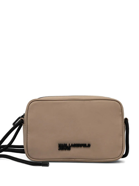  Karl Lagerfeld Jeans Logo Plaque Belt Bag - Neutrals 