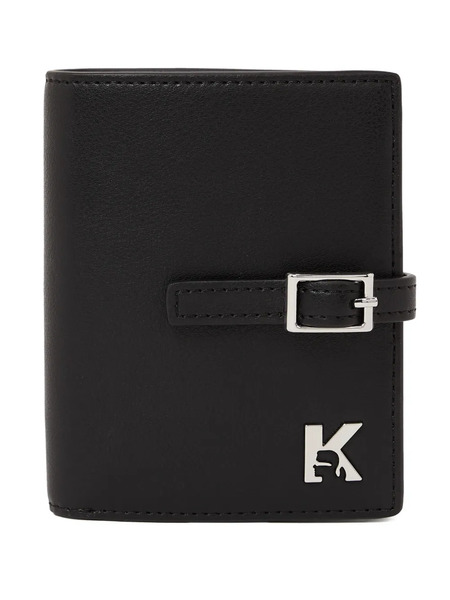  Karl Lagerfeld Jeans Logo-plaque Bifold Wallet - Black 