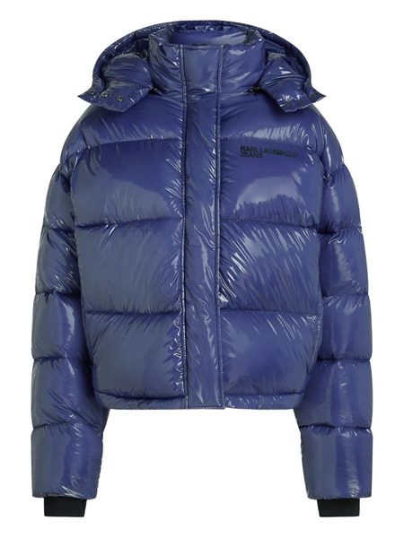  Karl Lagerfeld Jeans Logo-print Puffer Jacket - Blue 
