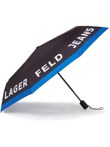  Karl Lagerfeld Jeans Logo Umbrella - Black 