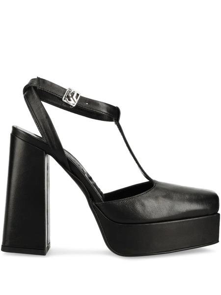  Karl Lagerfeld Jeans 120mm Leather Pumps - Black 