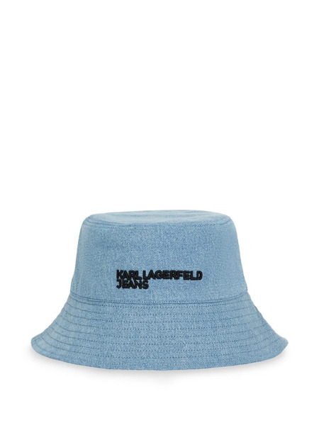  Karl Lagerfeld Jeans Reversible Denim Bucket Hat - Blue 