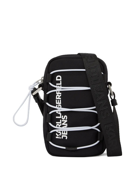  Karl Lagerfeld Jeans String Utility Phone Pouch - Black 