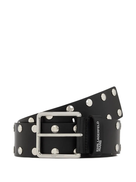  Karl Lagerfeld Jeans Stud-embellished Belt - Black 