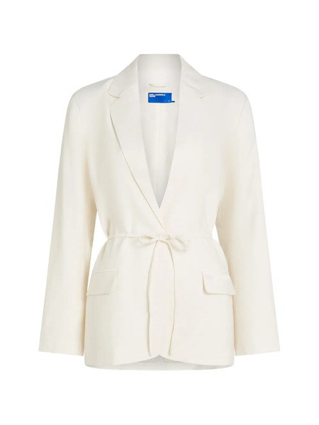  Karl Lagerfeld Jeans Tie-waist Blazer - Neutrals 