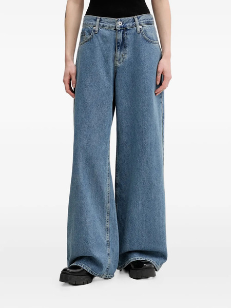  Karl Lagerfeld Jeans Wide-leg Jeans - Blue 