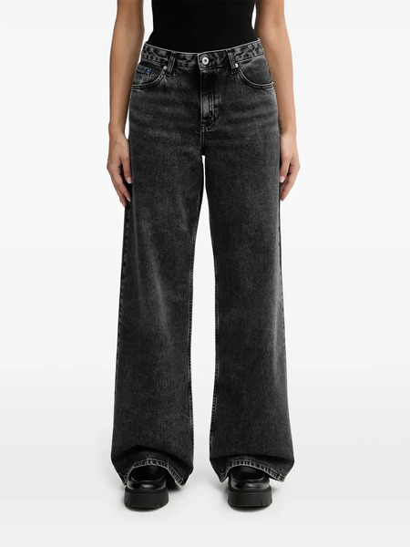  Karl Lagerfeld Jeans Wide-leg Jeans - Grey 
