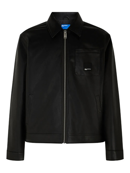  Karl Lagerfeld Jeans Zip-fastening Patch-pocket Jacket - Black 